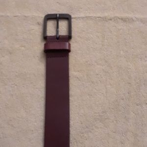 Hundred percent leather belt